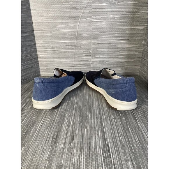 ELEVENTY Mens Suede And Canvas Slip-On Sneakers Size 43 US 9.5 - Picture 7 of 10